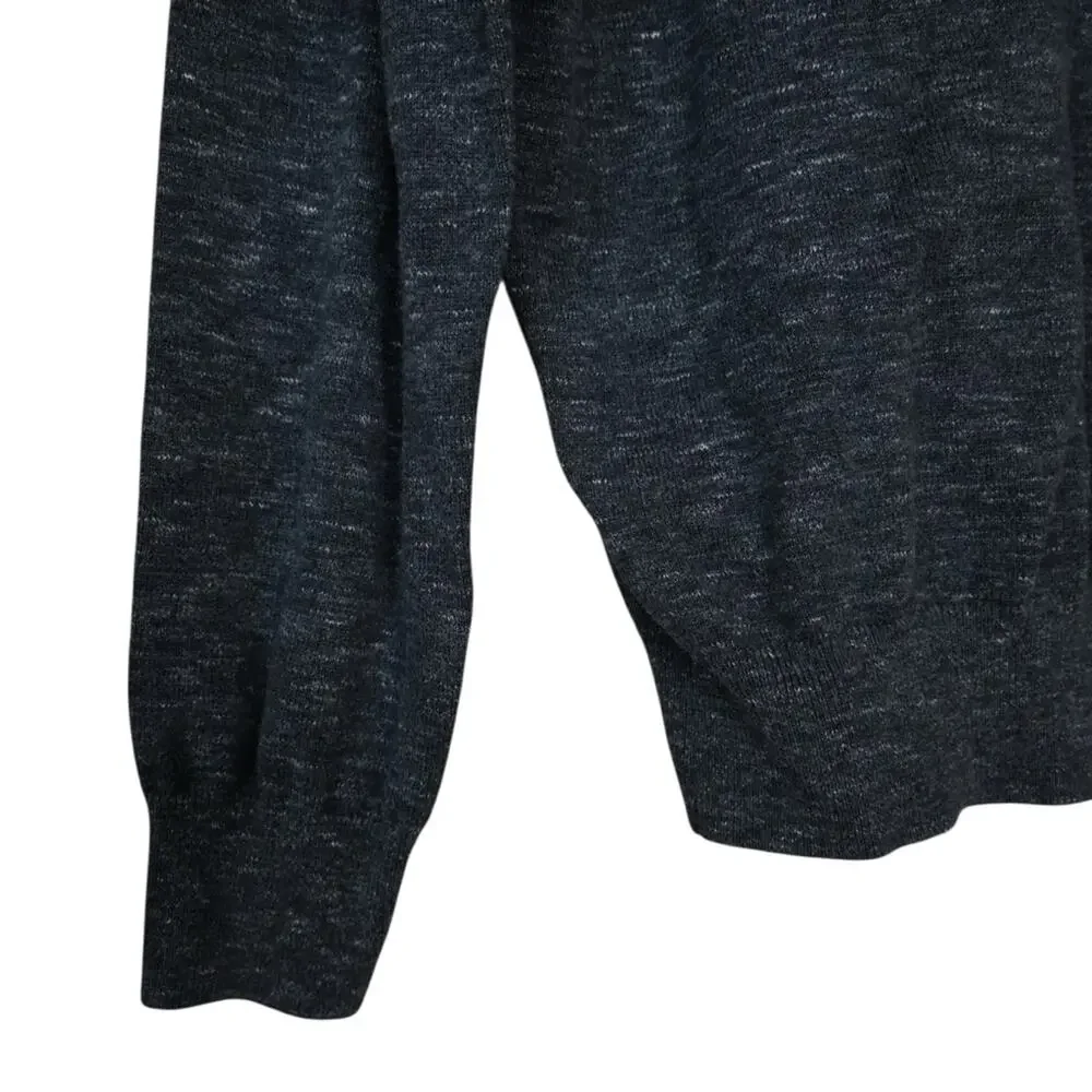 J. Crew Mens 100% Cotton Crew Neck Sweater in Gray Size Large